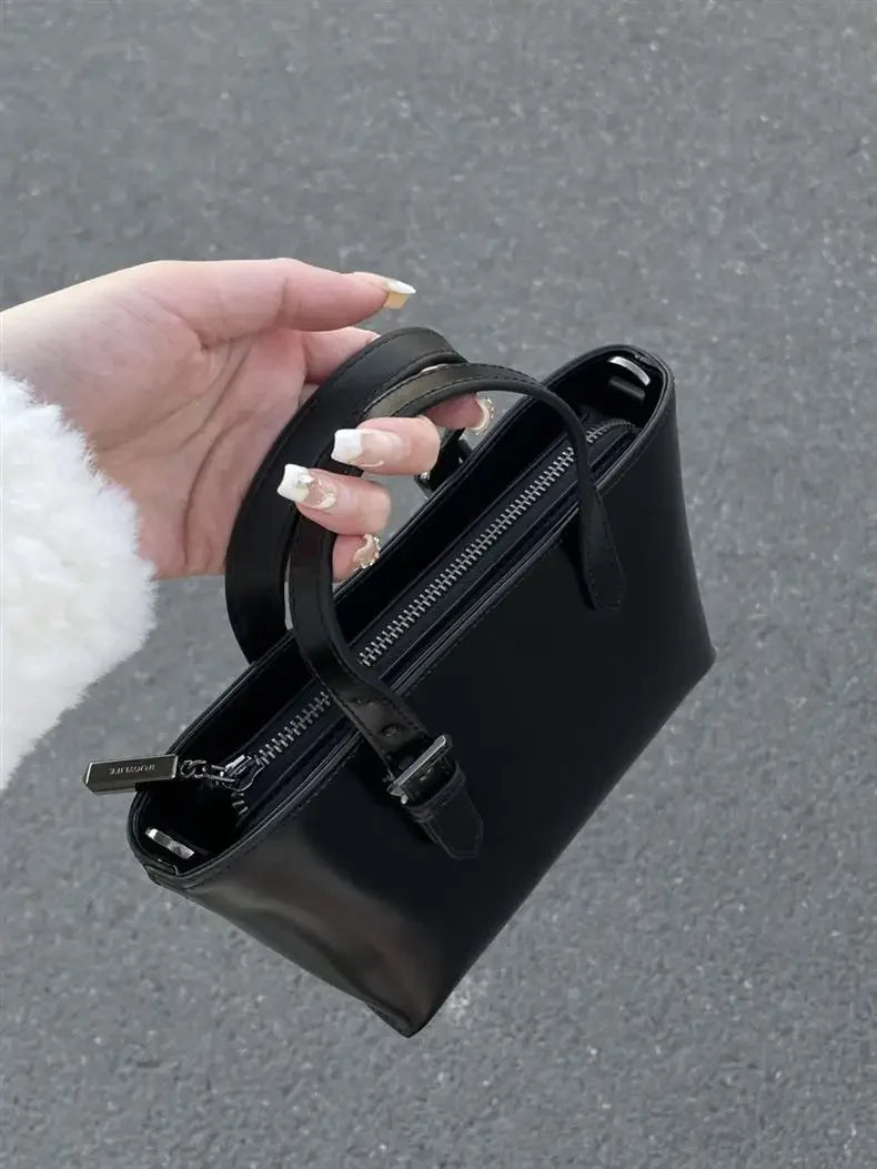 Tote Handbag for Women 2024 New Versatile Korean Niche Bags Retro Small Commuting Hand-held Crossbody Bag