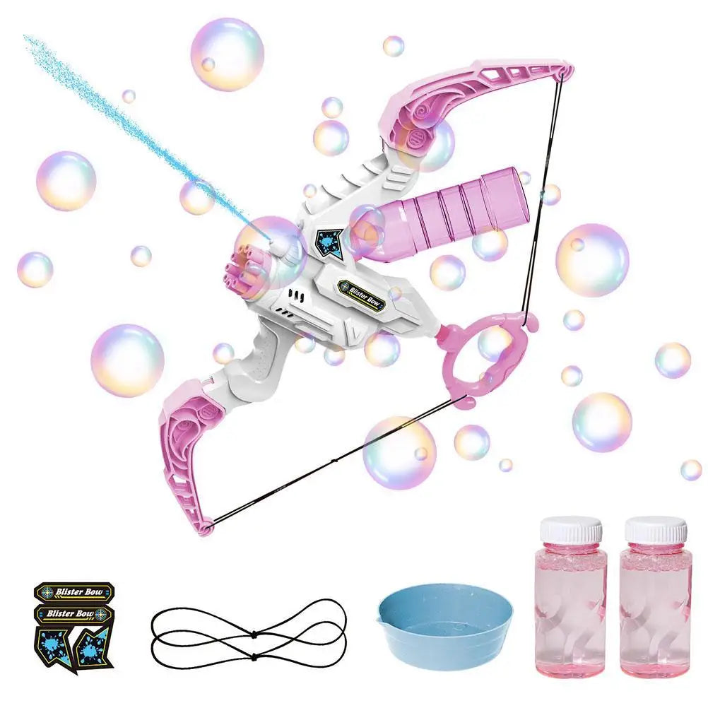 69Holes Rocket Bubble Gun ，Automatic Bubbles Machine Gun Launcher Shape Blower Soap Toys For Kid Bubble Machine Party Supplies
