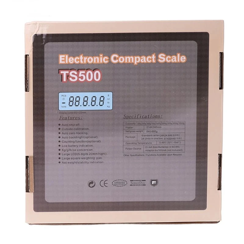 30kg/1G Precision Digital Scale Electronic Balance Weight Scale LCD Display Weight Scale Accuracy Weight Balance Food Scales
