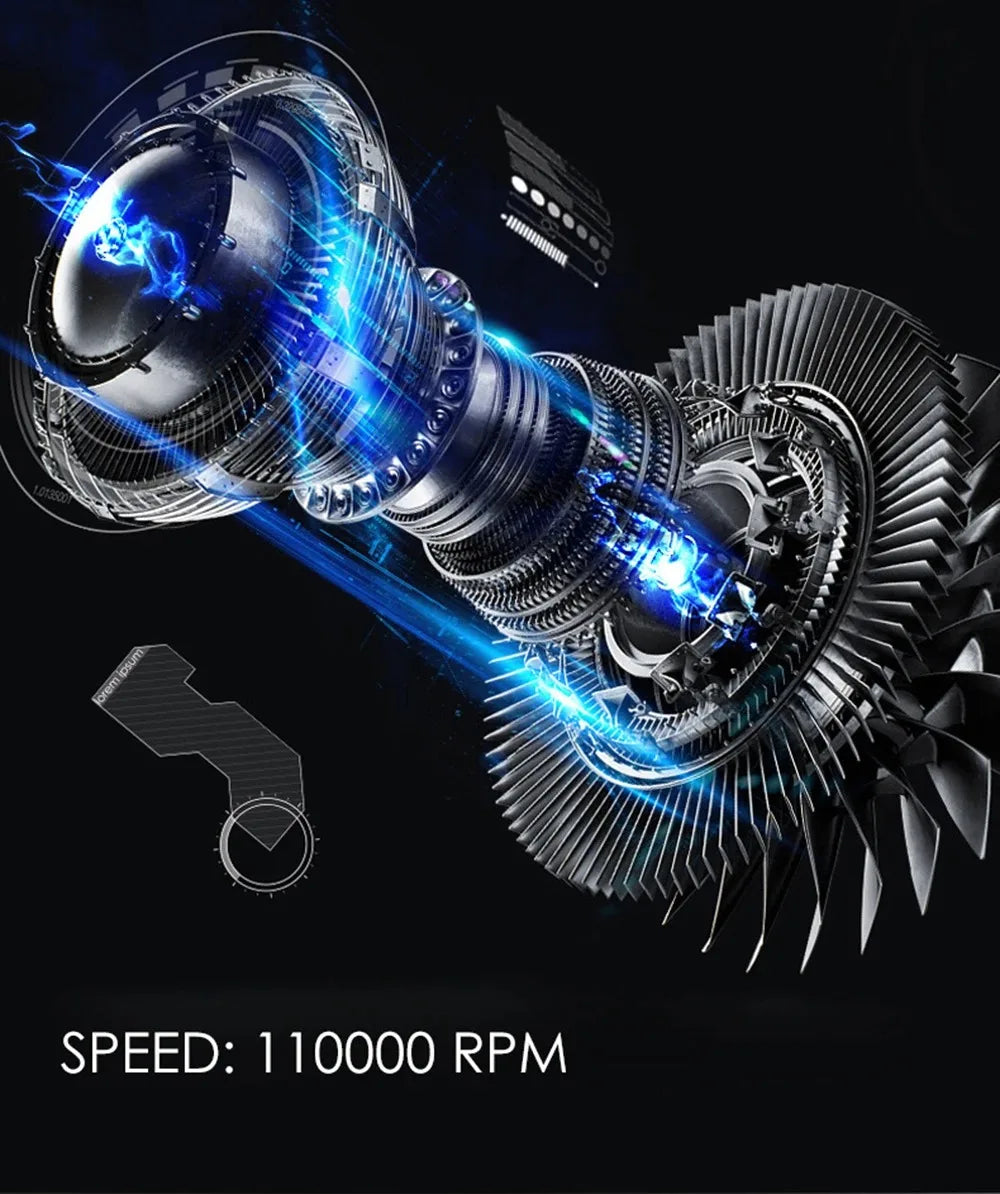 110000rpm Professional Hair Dryer Negative Ion Blow Dryer High Speed Blower Appliance Hair Care Styling Tools Salon/Barber