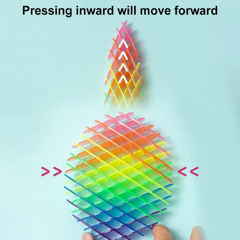 Fidget Worm Toy 3D Printed DIY Stretchable Elastic Mesh Unique Puzzle Release Decompression Deformation Adult Stress Relief Toys