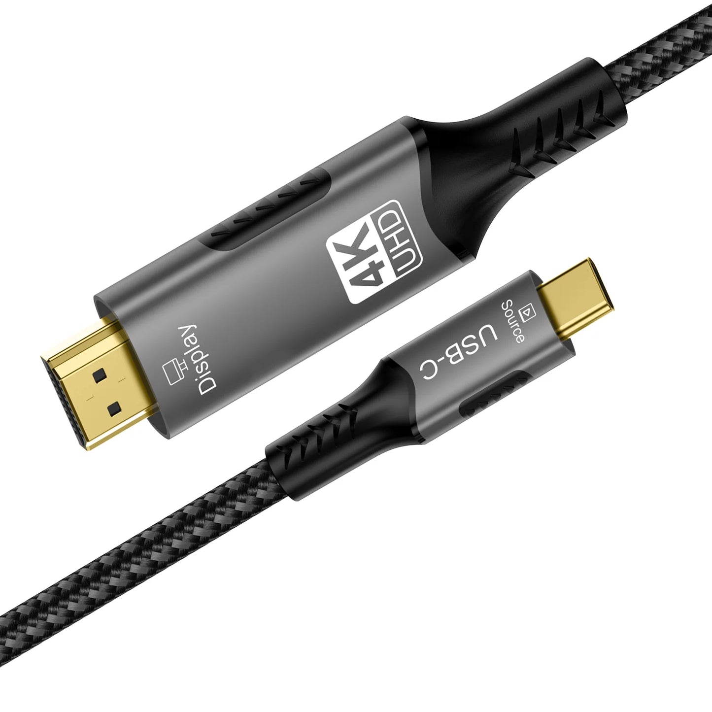 FDBRO USB Type C to HDMI 2.1 Cable Adapter 8K@60Hz,4K@60Hz 6FT Aluminum Type-C to HDMI Braided Cord for Laptop Tablet Galaxy S24
