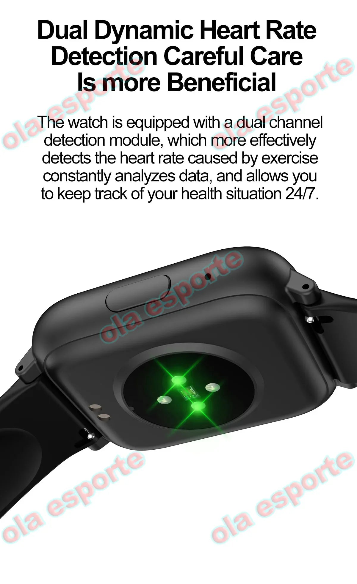 Smart Watch 2024 Bluetooth Call Sleep Heart Rate Health Monitoring GPS Watches for Men Women Sport Fitness Waterproof Smartwatch