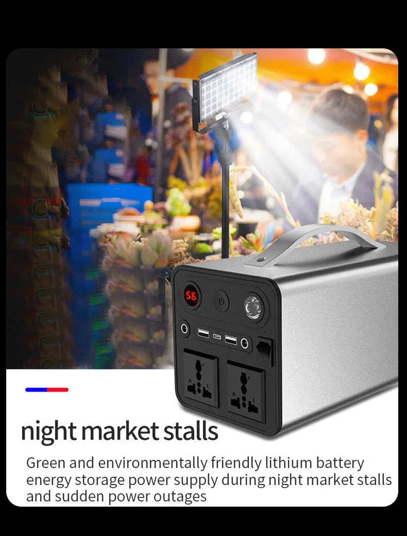 220V 300W Portable Power Station 90000mAh Powerful Emergency Power Supply Outdoor Camping External Spare Battery For Laptop