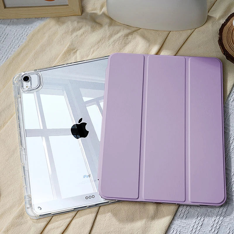 For 2024 iPad Pro 11 iPad 10th Generation iPad 10.2 7 8th  9th  Cover Gen  iPad Air6 4 5 10.9 13in 12.9 M2 M4 Pencil Holder Case