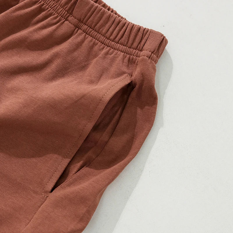 Casual Loose 95% Cotton Shorts Knitted Women High-wasit Soft Streetwear Sport Running Basic Summer Short With Pockect Mujer