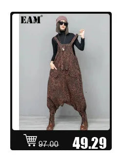 [EAM] Elegant Gray Knitting Cardigan Sweater Loose Fit V-Neck Long Sleeve Women New Fashion Tide Autumn Winter 2025 1DF2337