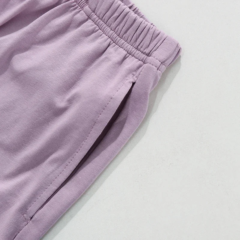 Casual Loose 95% Cotton Shorts Knitted Women High-wasit Soft Streetwear Sport Running Basic Summer Short With Pockect Mujer