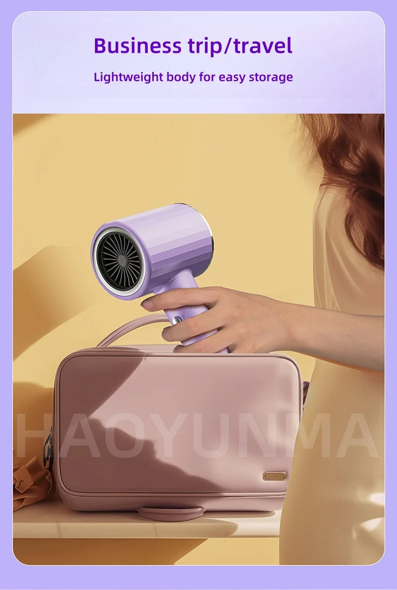 High Speed Electric Turbine Airflow Low-Noise Constant Temperature Fast Drying Hair Dryer EU/US/UK/AU Plug for Home Salons