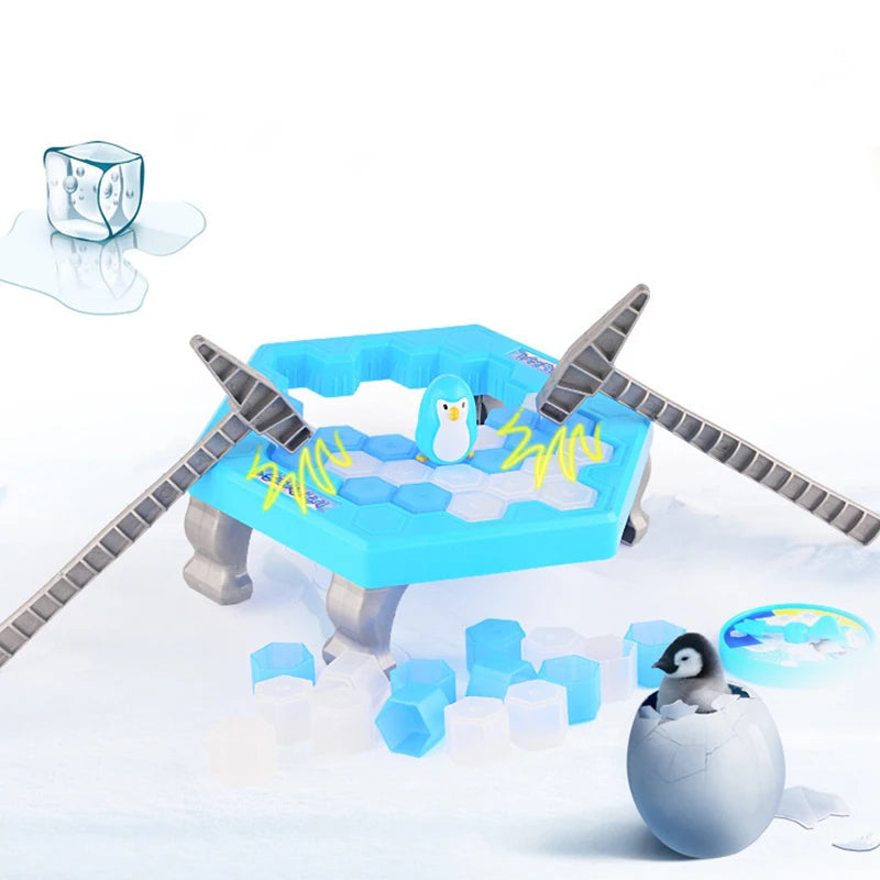 Kids Save Penguin Ice Block Breaker Trap Toys Funny Parent Children Kids Table Game Kids Adult Toy Stress Reliever Decor