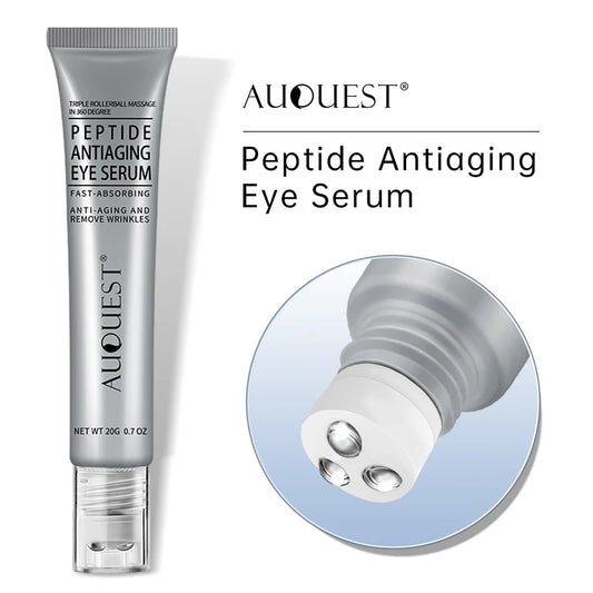 AUQUEST Peptide Eye Cream Eye Bags Dark Circles Removal Moisturizing Hydrating Serum Lifting Eye Skin Care Beauty Cosmetics