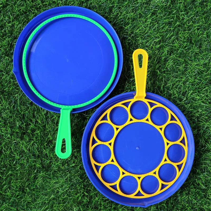 Soap Bubble Machine Blowing Bubble Plate Navy Blue Soap For Children Gift Big Dish Bubble Set Blower Maker Bubble Outdoor Toys