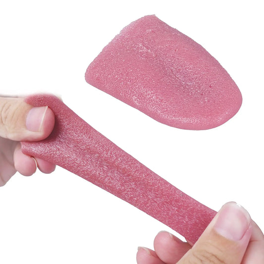 3 Pcs Horrible Stretchable Tongue Realistic Magic Tongue Fake Tongue Specially Function for Halloween Decompression Toy