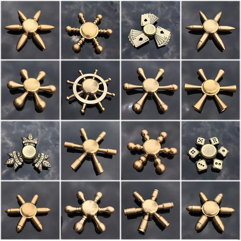Rainbow Fidget Metal Spinner Colorful Finger Spinners High Speed Hand Spinners Fidget Toys for Stress Anxiety Relief for Adults