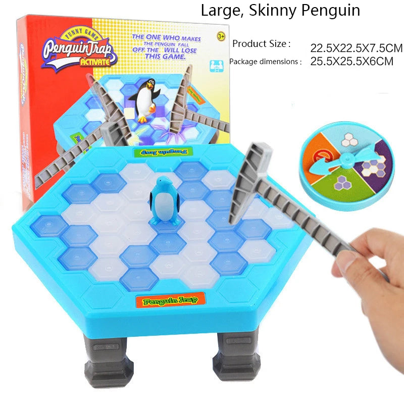 Kids Save Penguin Ice Block Breaker Trap Toys Funny Parent Children Kids Table Game Kids Adult Toy Stress Reliever Decor