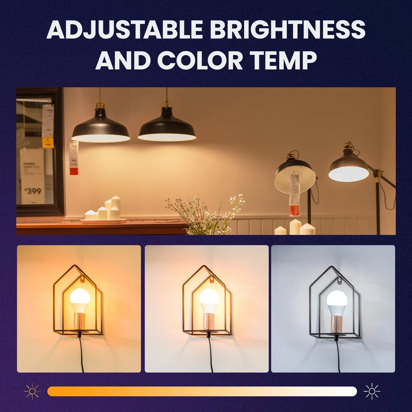 TNCE Tuya E27 Bulb WIFI Zigbee Bluetooth, Dimmable Light LED lamps 2700-6500k RGB, Smart Life APP, Voice with Alexa Google Home