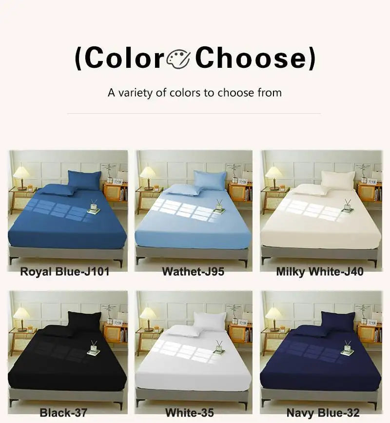 Full Waterproof Mattress Protector, Ultra Soft Breathable Bed Cover with Deep Pocket, Machine Washable ,Various Sizes and colors