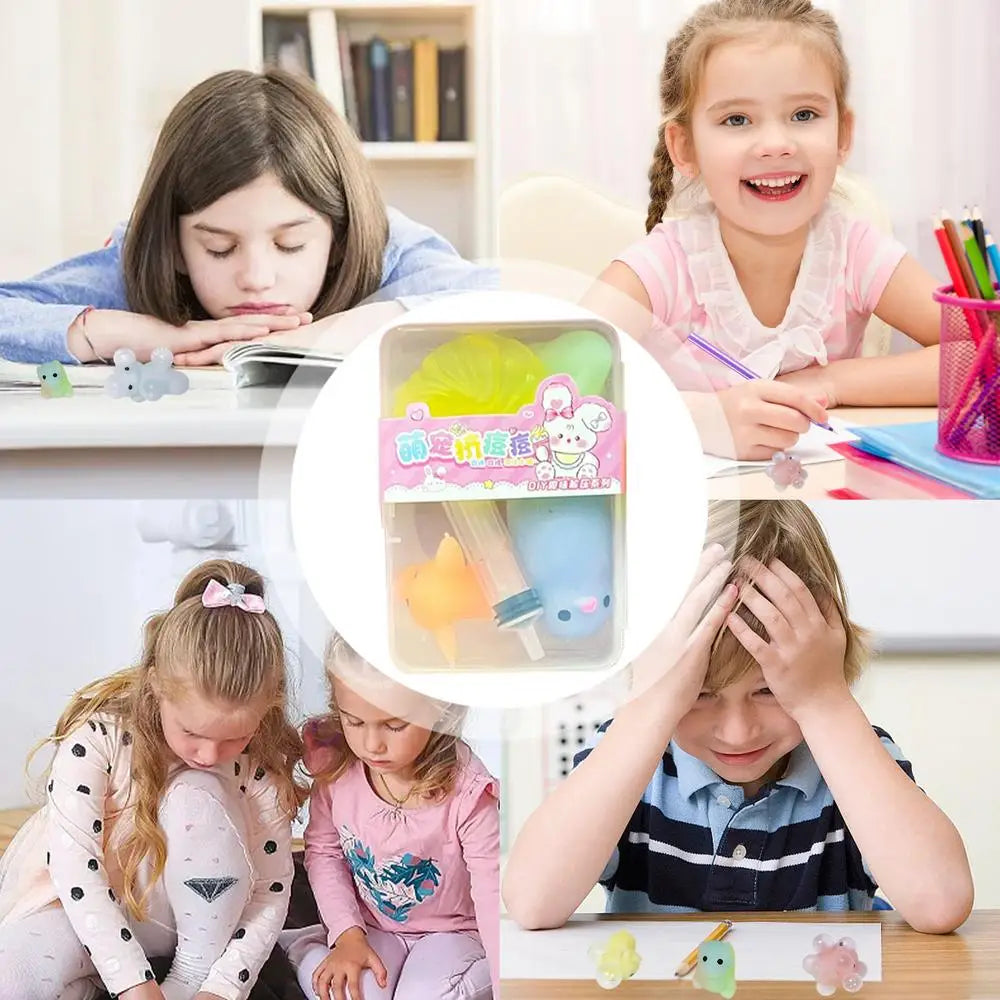 Funny Pimple Popping Toy Blowing Animal Squeeze Anti-stress Pimple Popper Toys Stocking Stuffers Sensory Toys Kids Birthday Gift