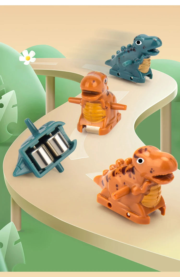 Dinosaur climbing slide music toy with 3 dinosaurs, puzzle fun electric slide toy car, Halloween boy and girl Christmas gift