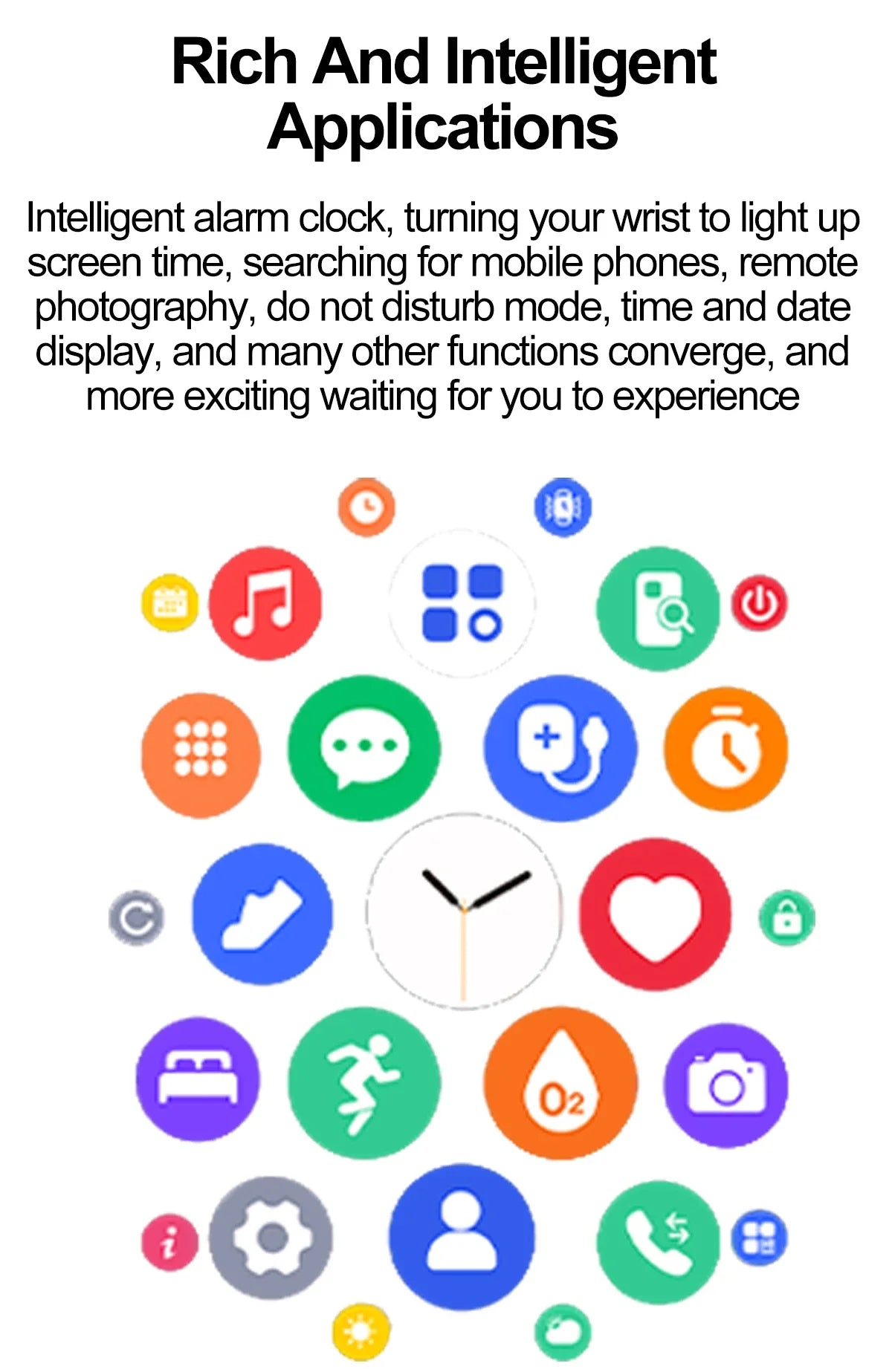 Smart Watch 2024 Bluetooth Call Sleep Heart Rate Health Monitoring GPS Watches for Men Women Sport Fitness Waterproof Smartwatch