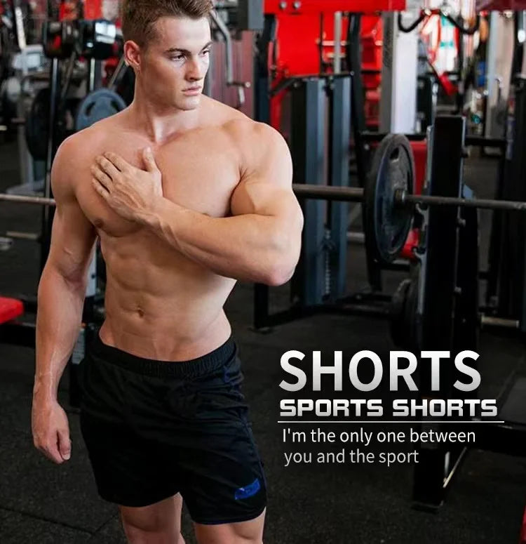 Quick drying sports shorts for men's summer slim casual American training shorts with a three piece basketball running fitness s