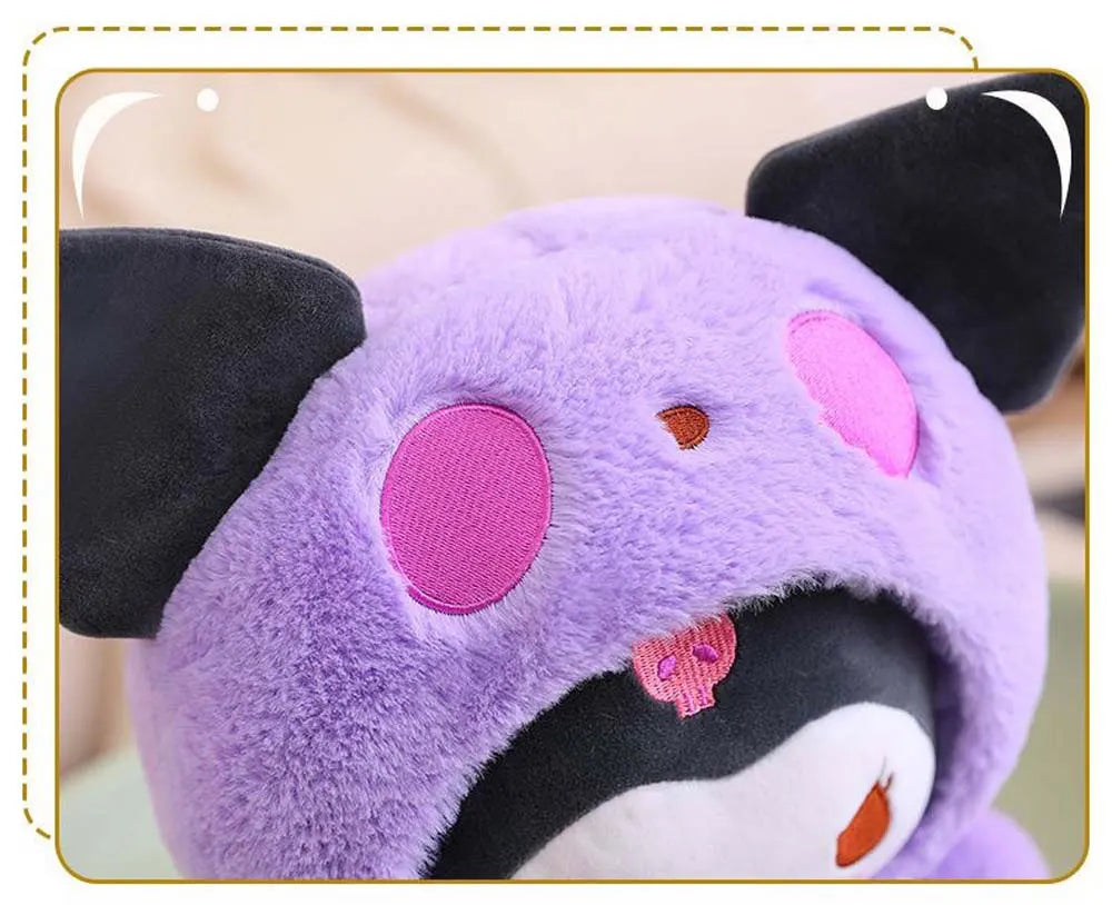 25cm Anime Sanrio Plush Doll Toys  Kawaii Hello Kitty Kuromi My Melody Cinnamoroll Cartoon Cute Plush Stuffed Toy Kids Gifts
