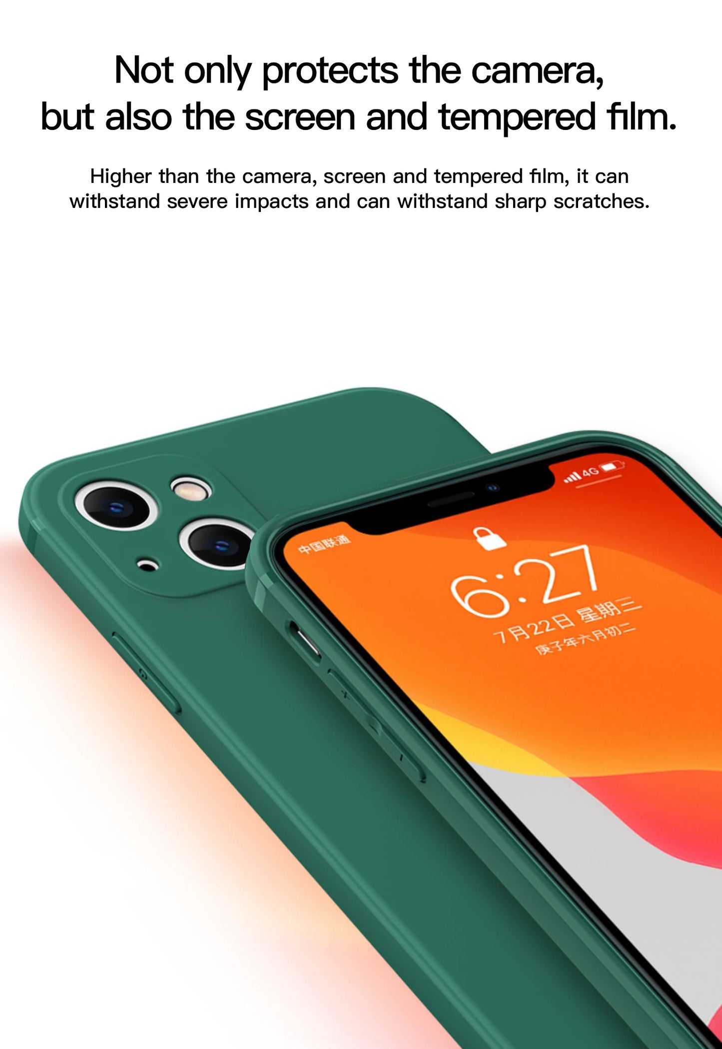 Original Square Liquid Silicone Phone Case For iPhone 16 15 14 13 11 12 Pro Max Mini X XS 7 8 Plus SE 2020 Shockproof Back Cover