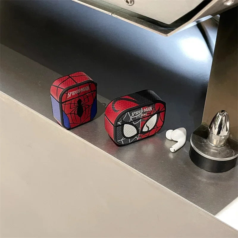 Disney Spiderman For Airpods Pro 2 Case,3D Cartoon For Airpods 3 Case,Protective TPU Leather Earphone Cover For Airpods 1/2/3
