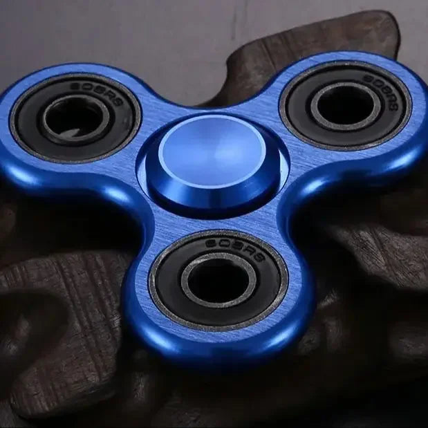 Fidget Finger Spinner Alloy Metal Hand Spinners Stress Relief Decompression Toys For Kids Adults Funny Gifts
