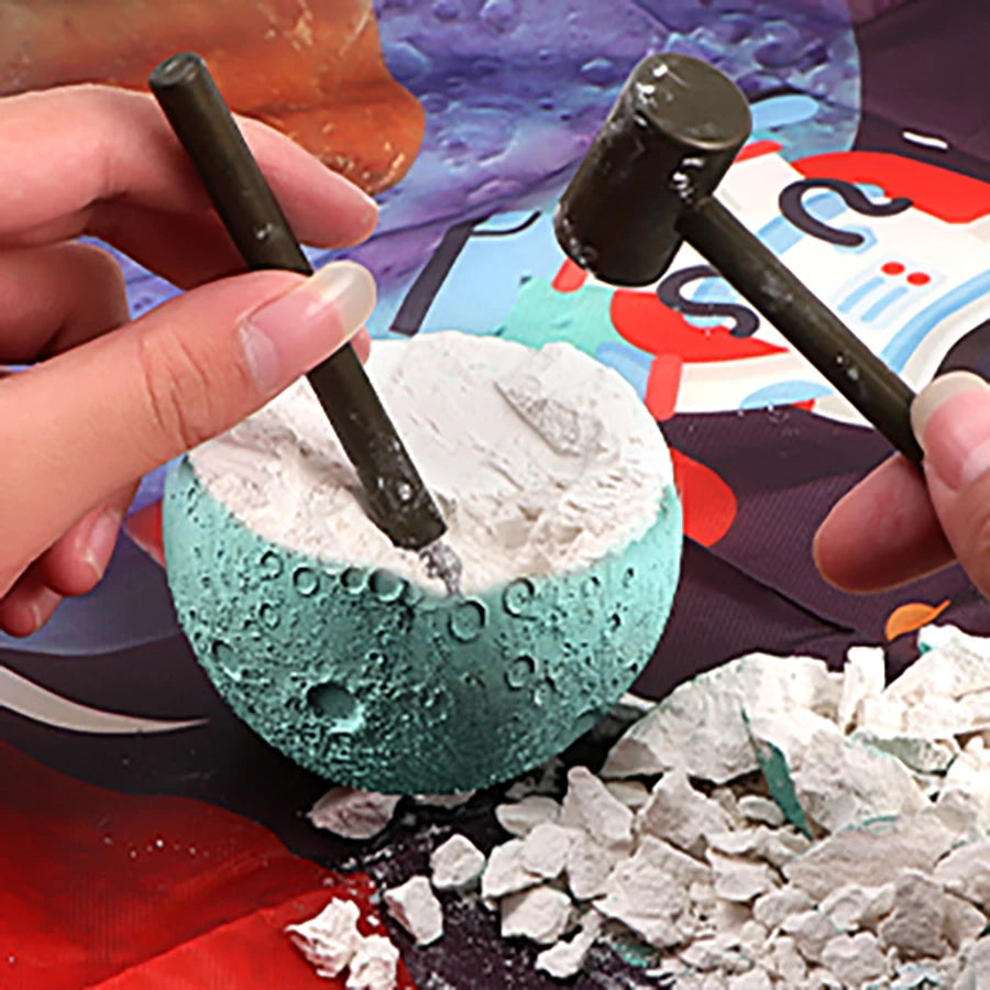 Children's Archaeology Digging Treasure Planet Gem Ore Exploration of The Solar System Mining Science Education Educational Toys