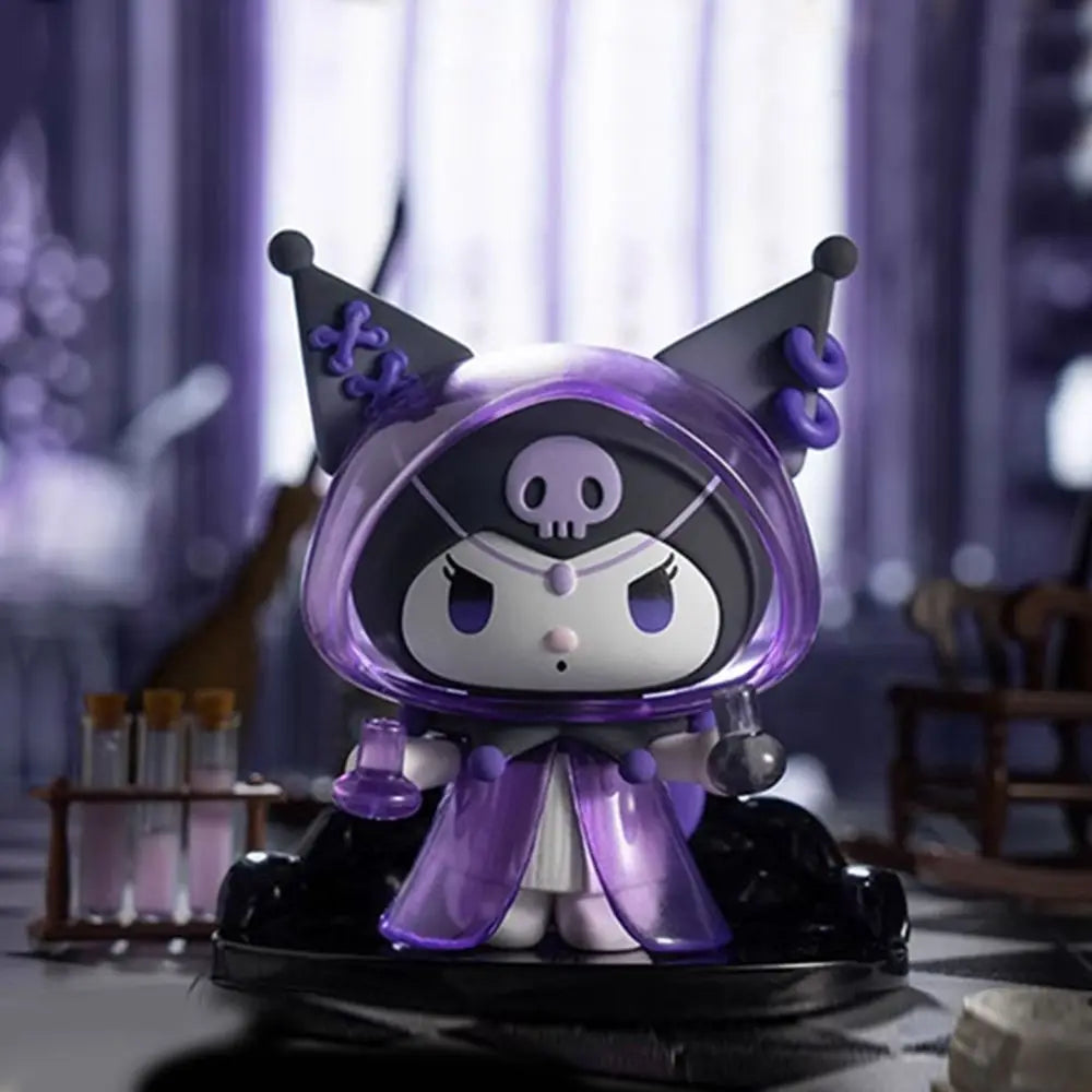 Sanrio Kuromi Blind Box Werewolf kill Series Action Figure Dolls Anime Figures Surprise Bag Cute Model Fans Collection Toy