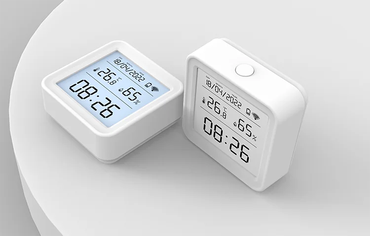 Tuya WIFI Smart Temperature Humidity Sensor Hygrometer Thermometer Backlight Smart Life Support Alexa Google Assistant