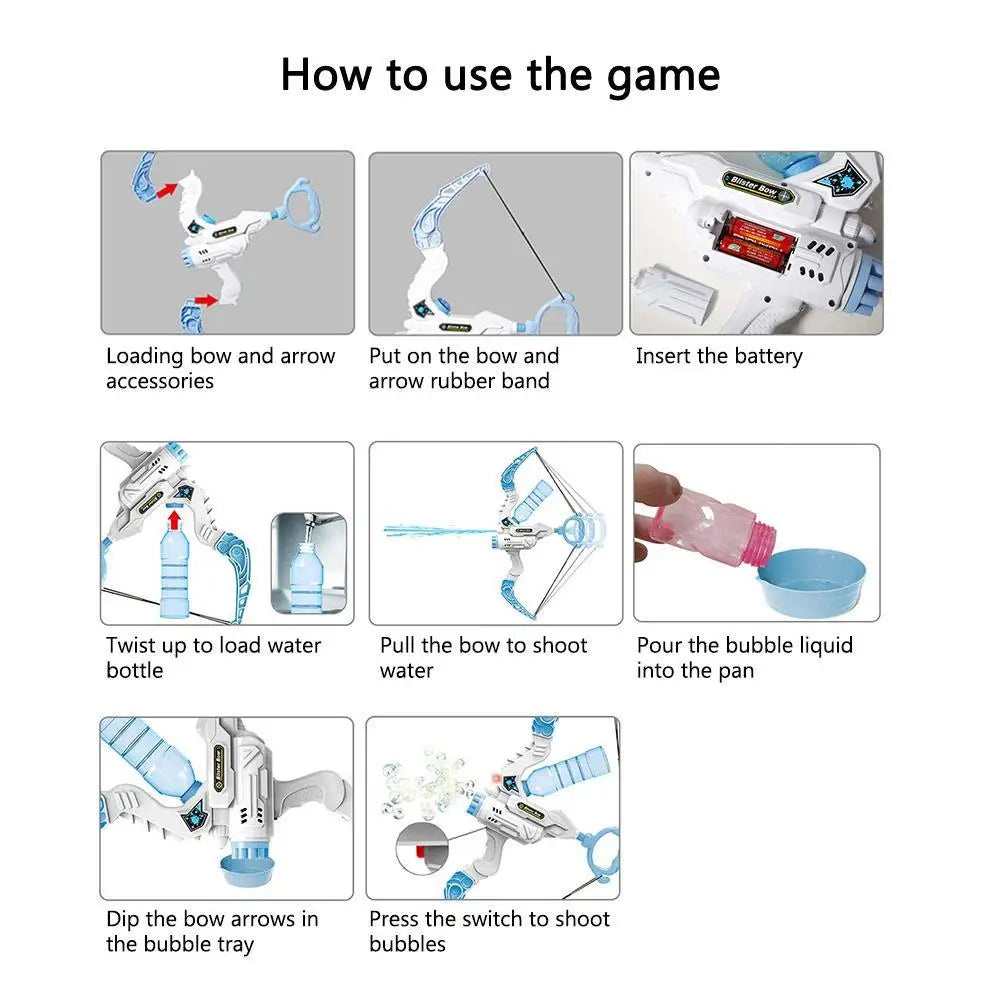 69Holes Rocket Bubble Gun ，Automatic Bubbles Machine Gun Launcher Shape Blower Soap Toys For Kid Bubble Machine Party Supplies
