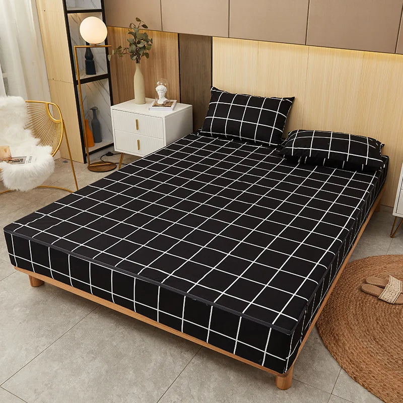 Waterproof Mattress Cover Six-Sided All Inclusive With Zipper Removable Bedspreads Breathable Mattress Protector Pad