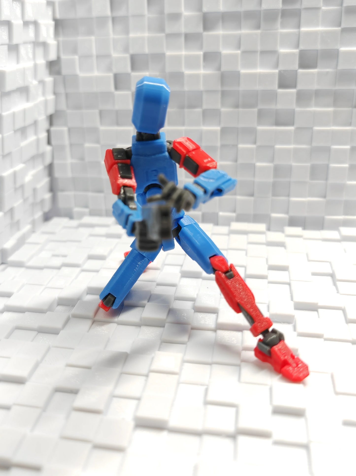 Titan 13 Action Figures T13 Figure 3D Printed Multi-Jointed Movable Lucky 13 Action Figure Nova 13 Action Figure Dummy