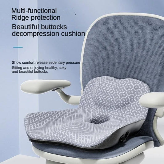 Coccyx Memory Foam Chair Orthopedic Pillow Office Seat Pad Hemorrhoid Treat Car Seat Big Cushion Relief Pain Tailbone Pillow