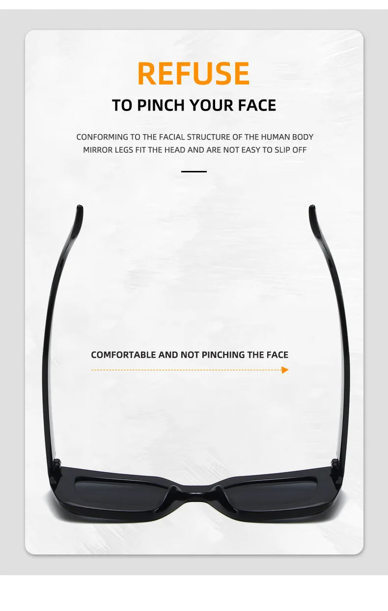 New Vintage Sunglasses Women Men Square Big Frame Sun Glasses Female Brand Designer Retro Shades Fashion Cat Eye Oculos De Sol ﻿