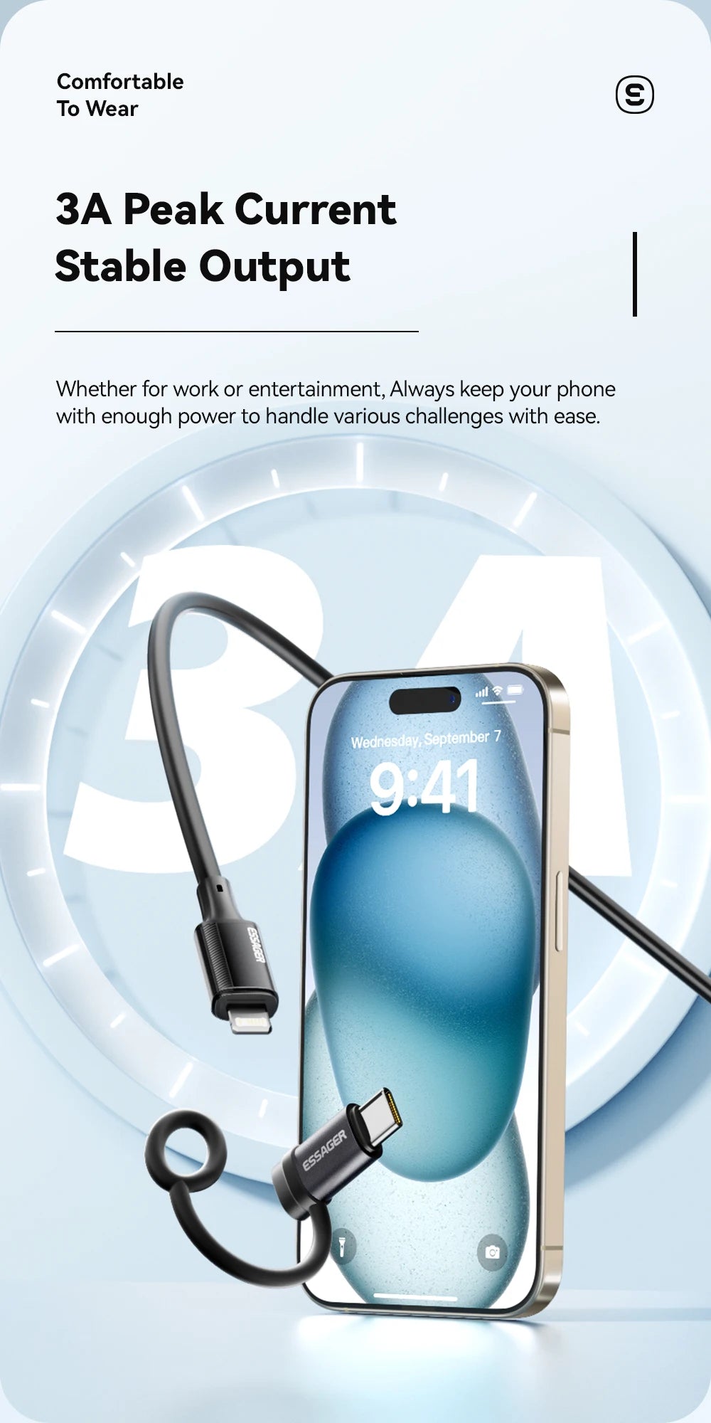 Essager Lighting To USB C Adapter 3A Fast Charging OTG for iPhone 15 xr Pro Type C To Lighting iPhone Connector OTG Converter