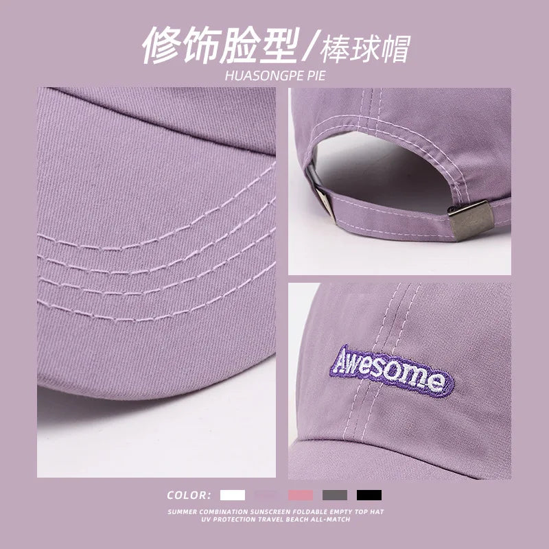 Spring Autumn Awesome Boys Girls Women Baseball Caps 2023 Dropshipping Letter Embroidered Men's Women's Cap Hip Hop Snapback Hat