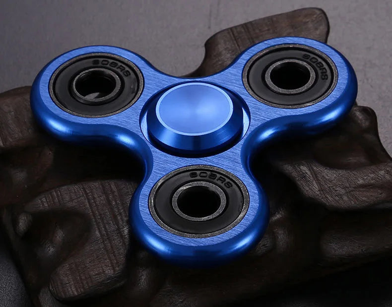 Fidget Finger Spinner Alloy Metal Hand Spinners Stress Relief Decompression Toys For Kids Adults Funny Gifts