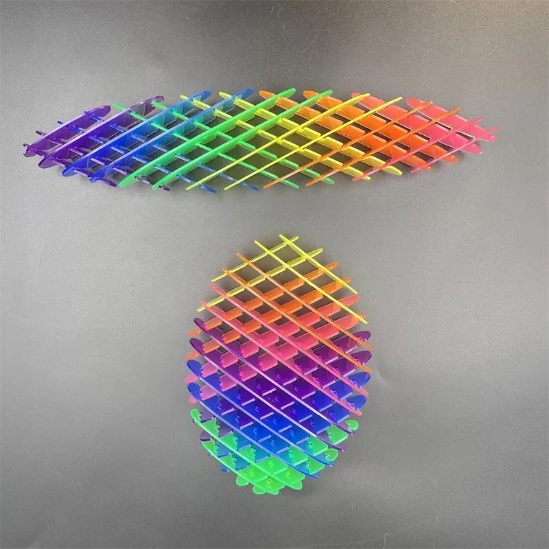 Fidget Worm Toy 3D Printed DIY Stretchable Elastic Mesh Unique Puzzle Release Decompression Deformation Adult Stress Relief Toys