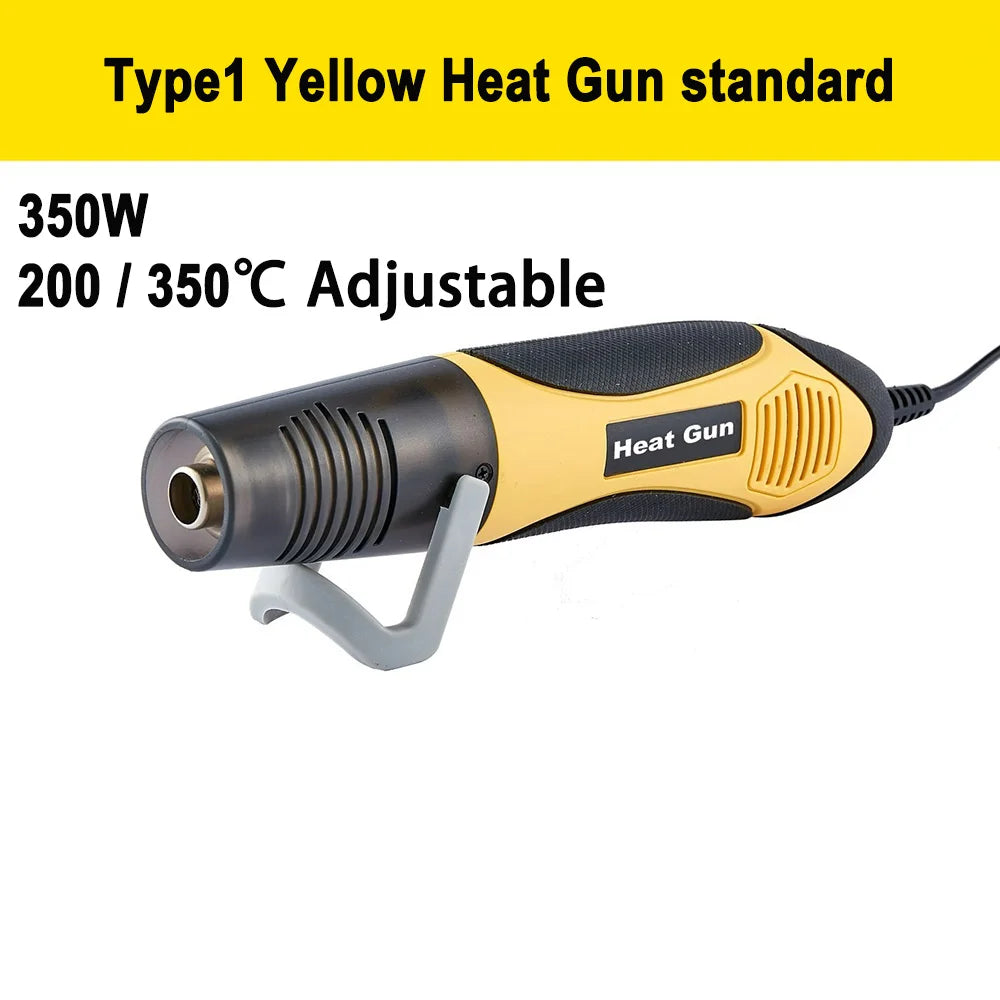 350W/450W Two-Speed Mini Hot Air Gun Heating Gun Welding Heat Gun Mobi ...