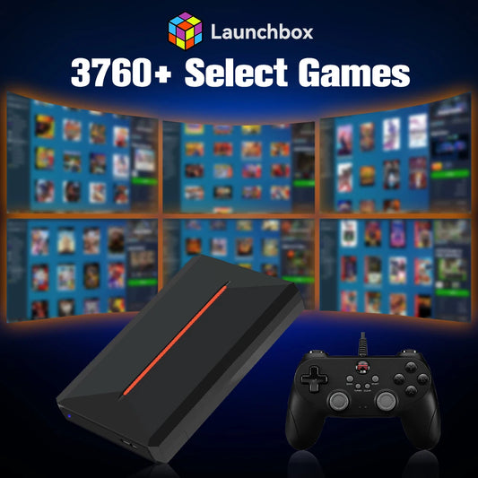 Game HDD Launchbox System for PS4/PS3/PS2/PS1/Wii/Wiiu/Game Cube/N64 With 3760+ 3D/AAA Games Ext Emulation Hard Drive for WIN PC