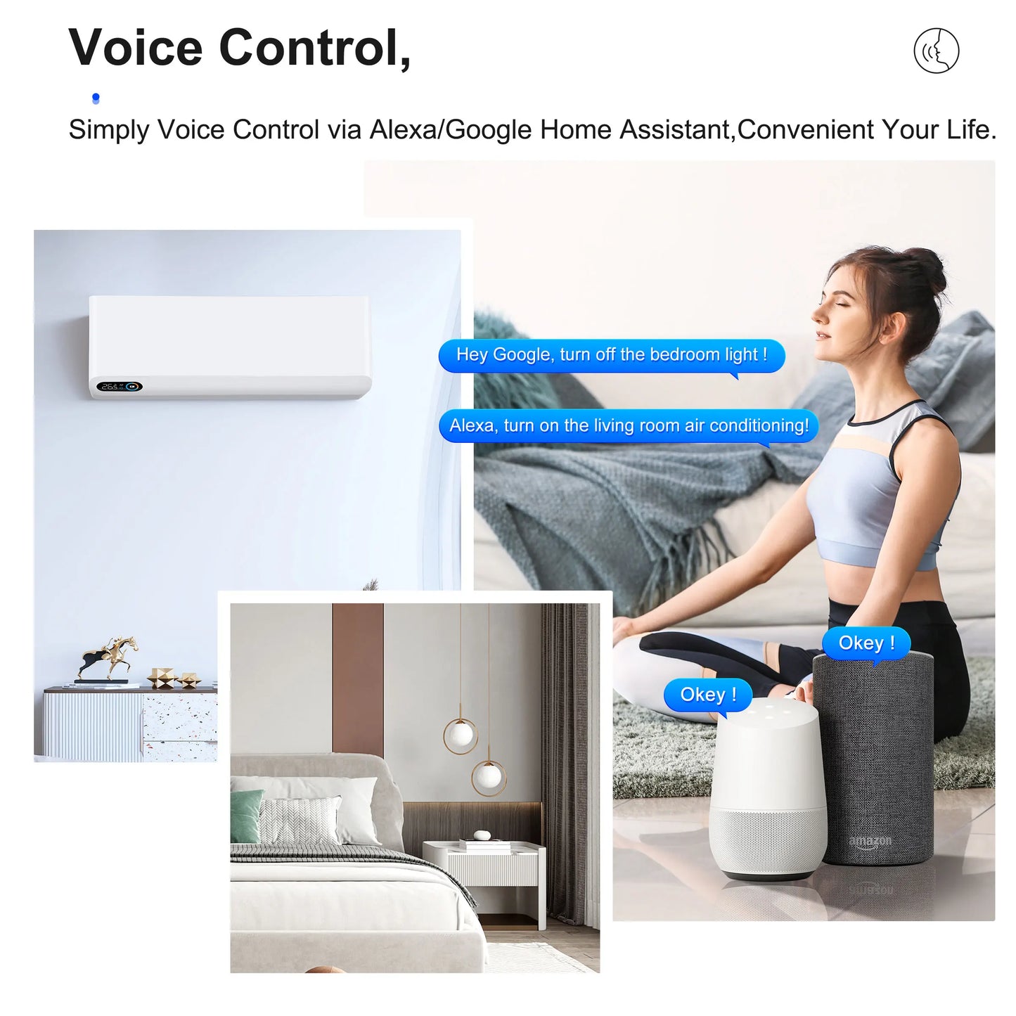 GIRIER Tuya WiFi Smart IR Remote Control Hub, Universal Infrared Remote Blaster for TV AC DVD STB, Works with Alexa Google Home