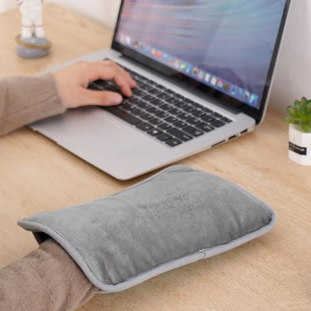 Rechargeable USB Heating Hand Muff Warmer Electric Heated Pad Hand Warmer Easy To Carry For Home Office Outdoor and hiking