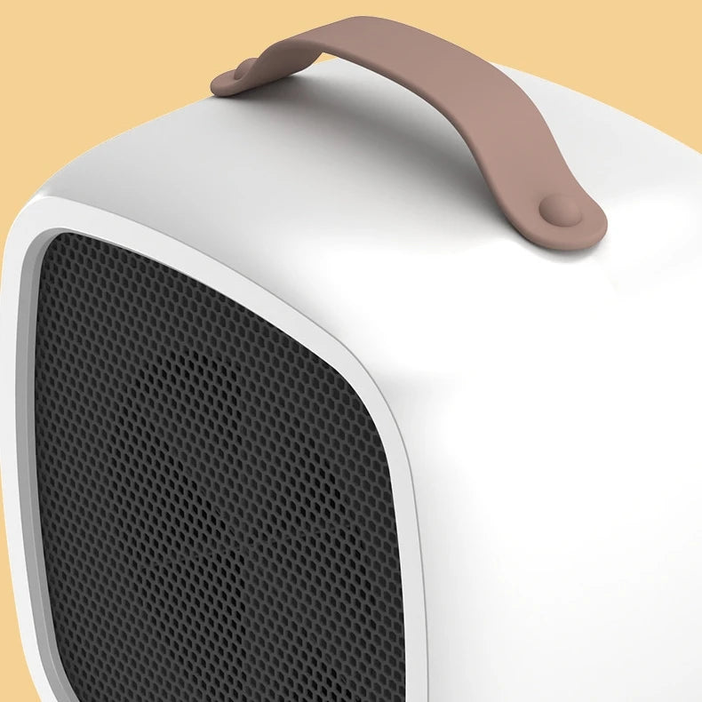 Mini Portable Electric Space Heater 500W Powerful Home Office Desktop Warm Air Heater Warmer Fan Household Silent For Winter