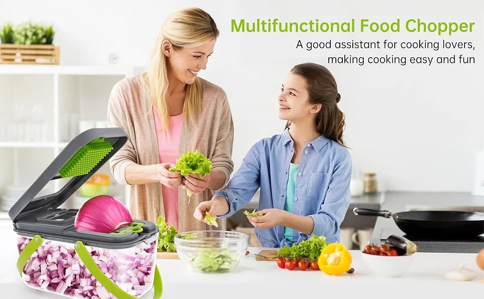 12/22 in 1 Multifunctional Vegetable Chopper Onion Grater Carrot Potato Shredder Fruit Slicer Garlic Chopper Kitchen Gadget Tool