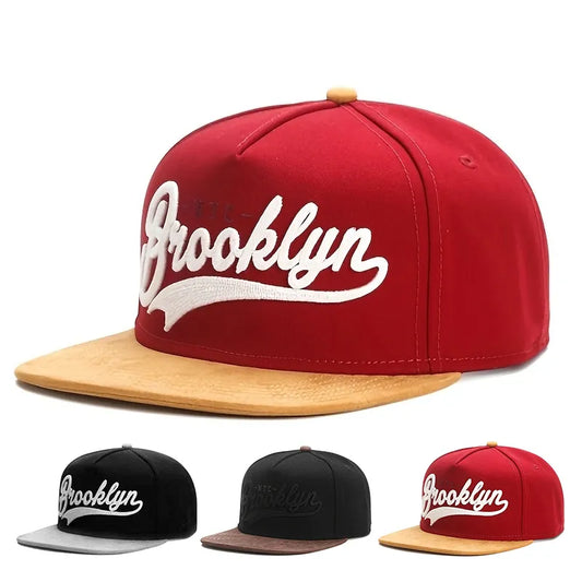 BROOKLYN Embroidery baseball cap Fashion hiphop snapback Hats Men Women universal flat Hat outdoor sports sun Hats Trucker Caps