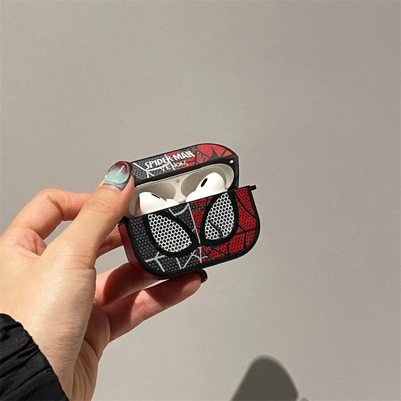 Disney Spiderman For Airpods Pro 2 Case,3D Cartoon For Airpods 3 Case,Protective TPU Leather Earphone Cover For Airpods 1/2/3