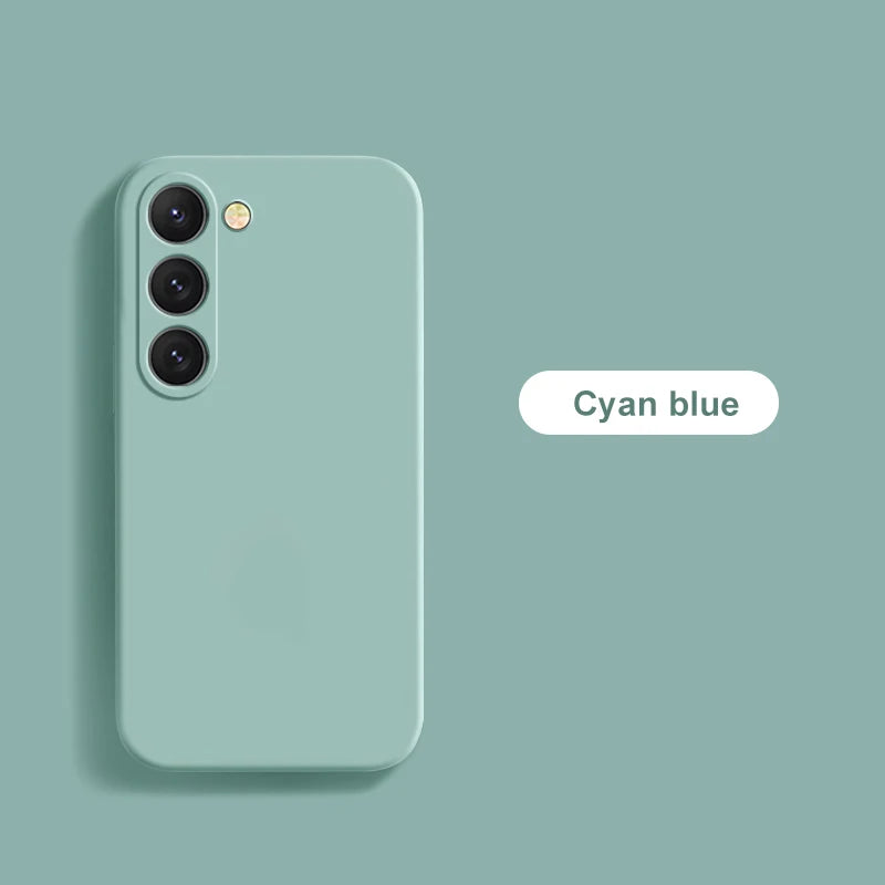 S23 S22 Ultra Plus Case  Liquid Silicone Phone Case For Samsung Galaxy S23 S 23 S22 Ultra Plus S23Plus S23Ultra Soft Cover